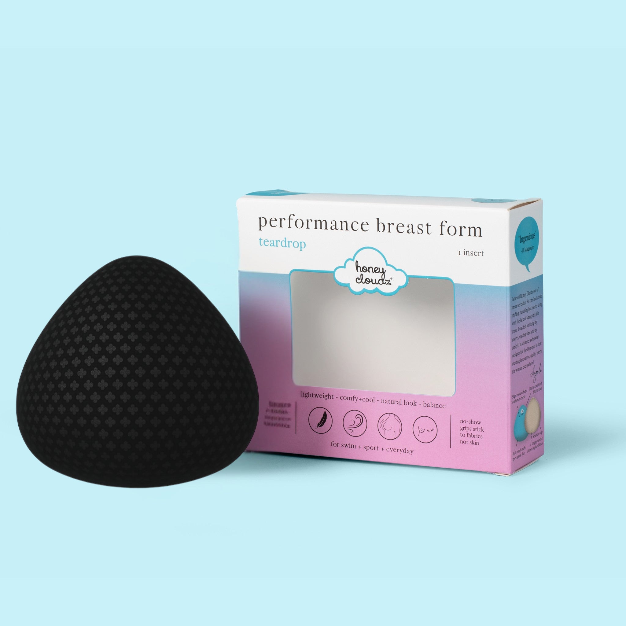 Honey Cloudz Teardrop Mastectomy Breast Form