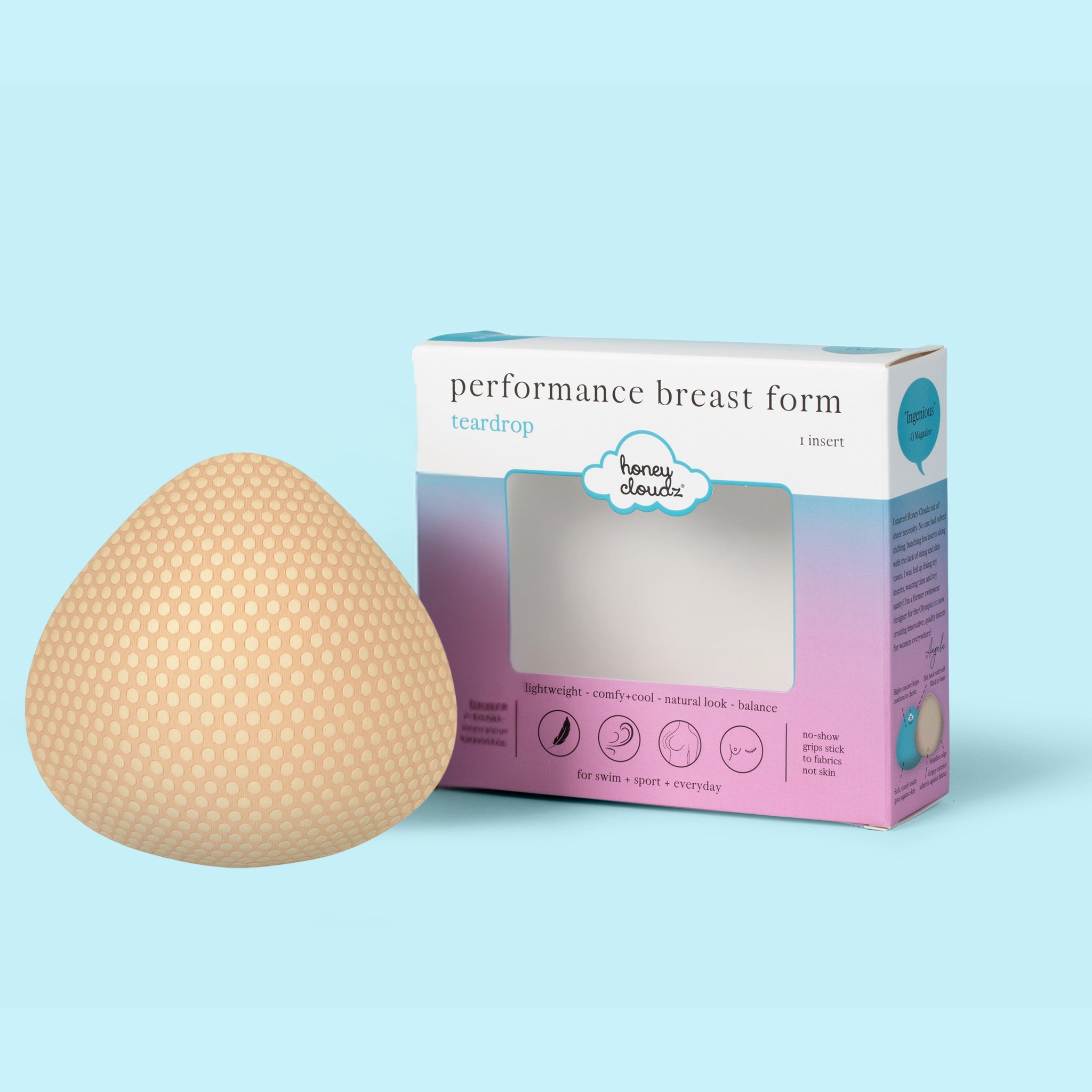 Teardrop Breast Form – Post-Mastectomy