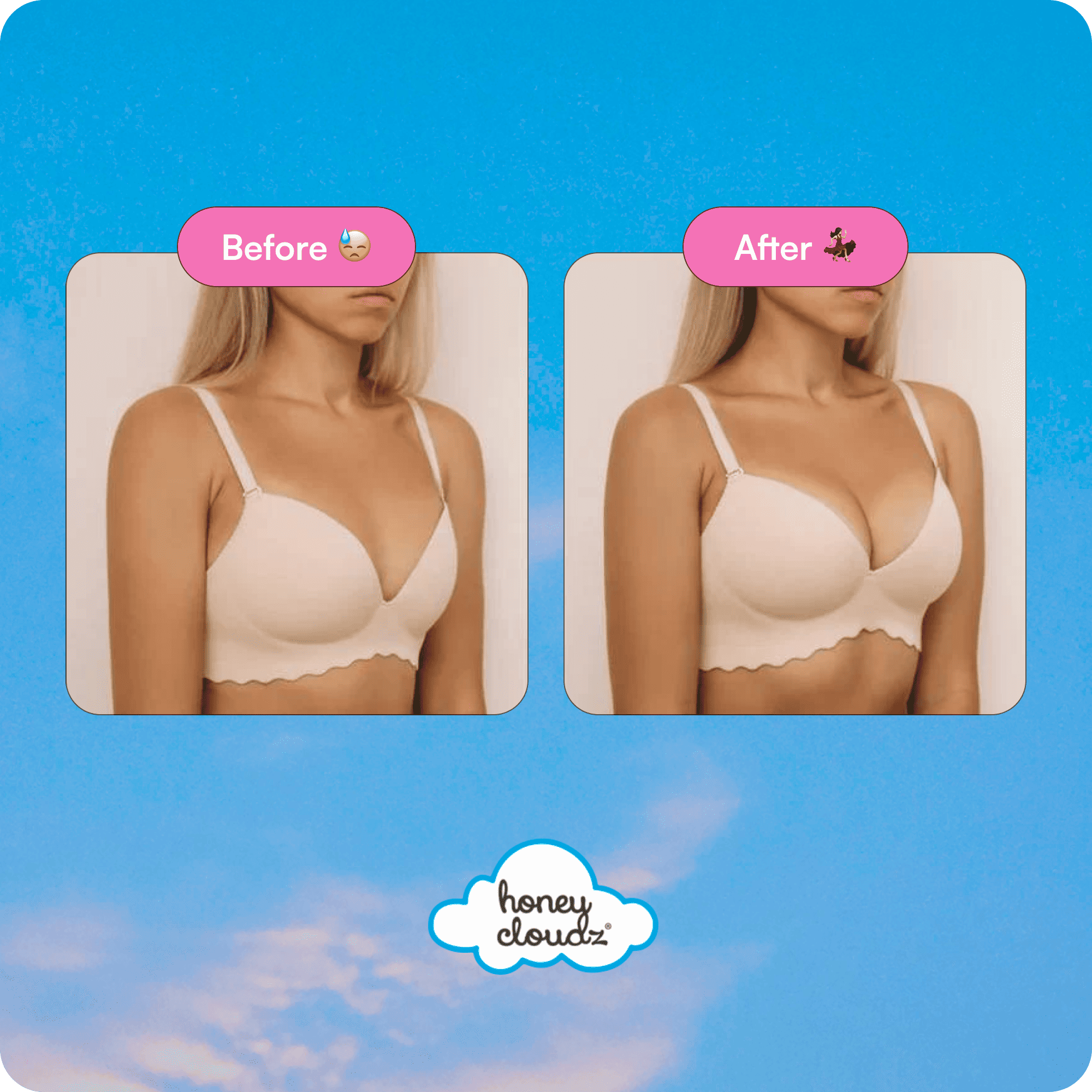Ovals Push Up Bra Inserts