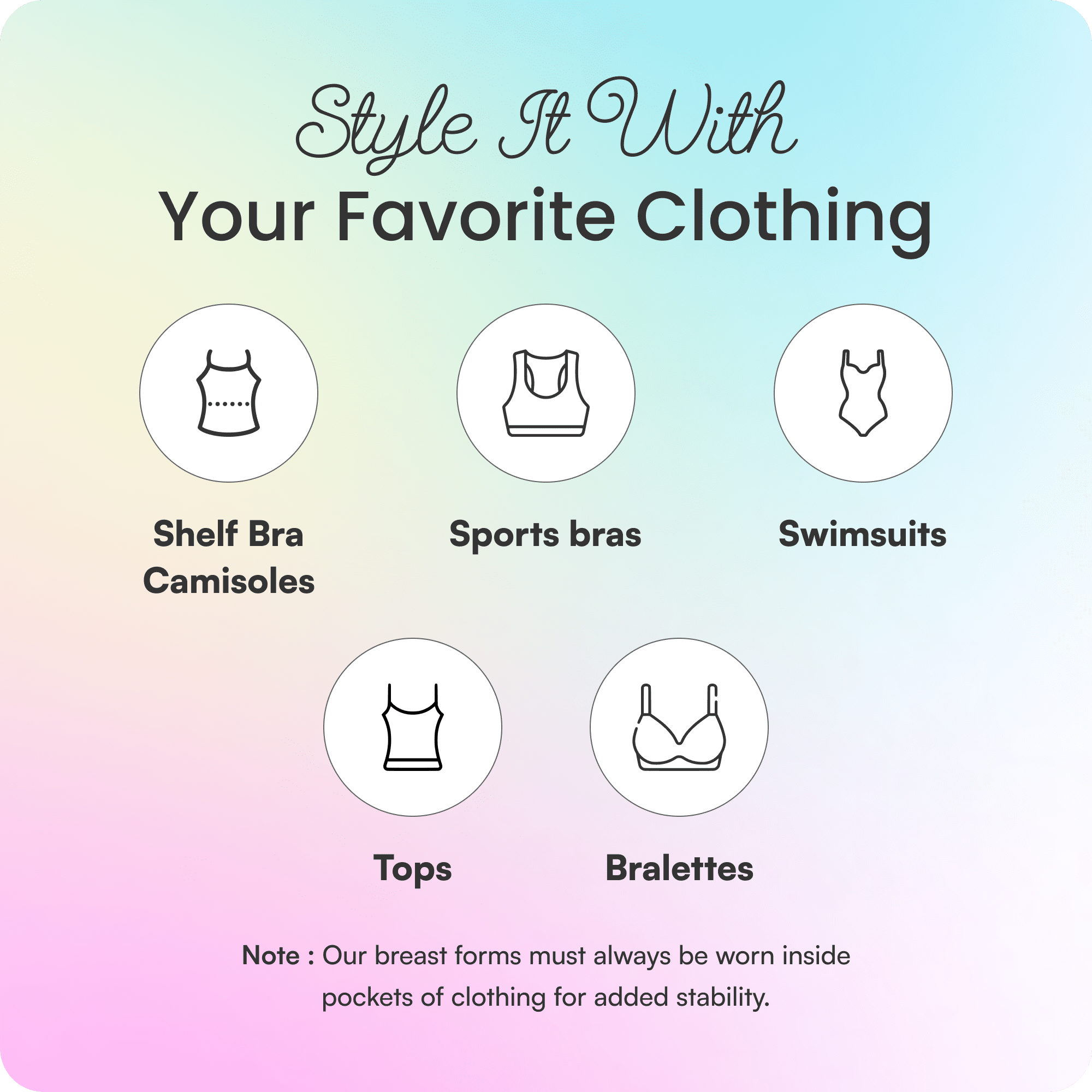 Teardrop Breast Form – Post-Mastectomy