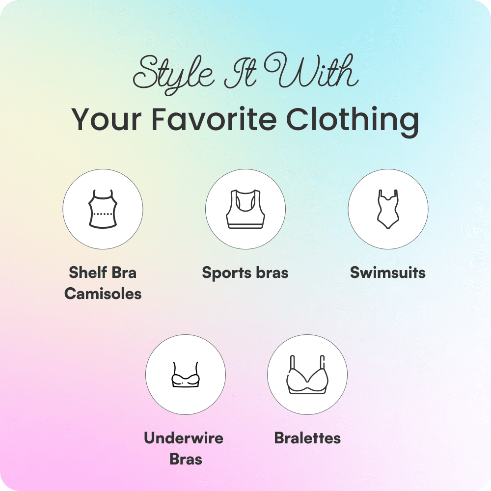 Oval Lites Bra Inserts