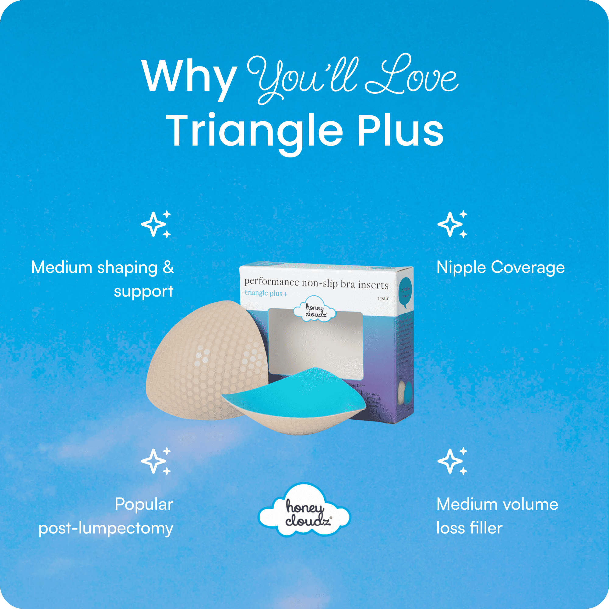 Triangle Plus+ Bra Inserts