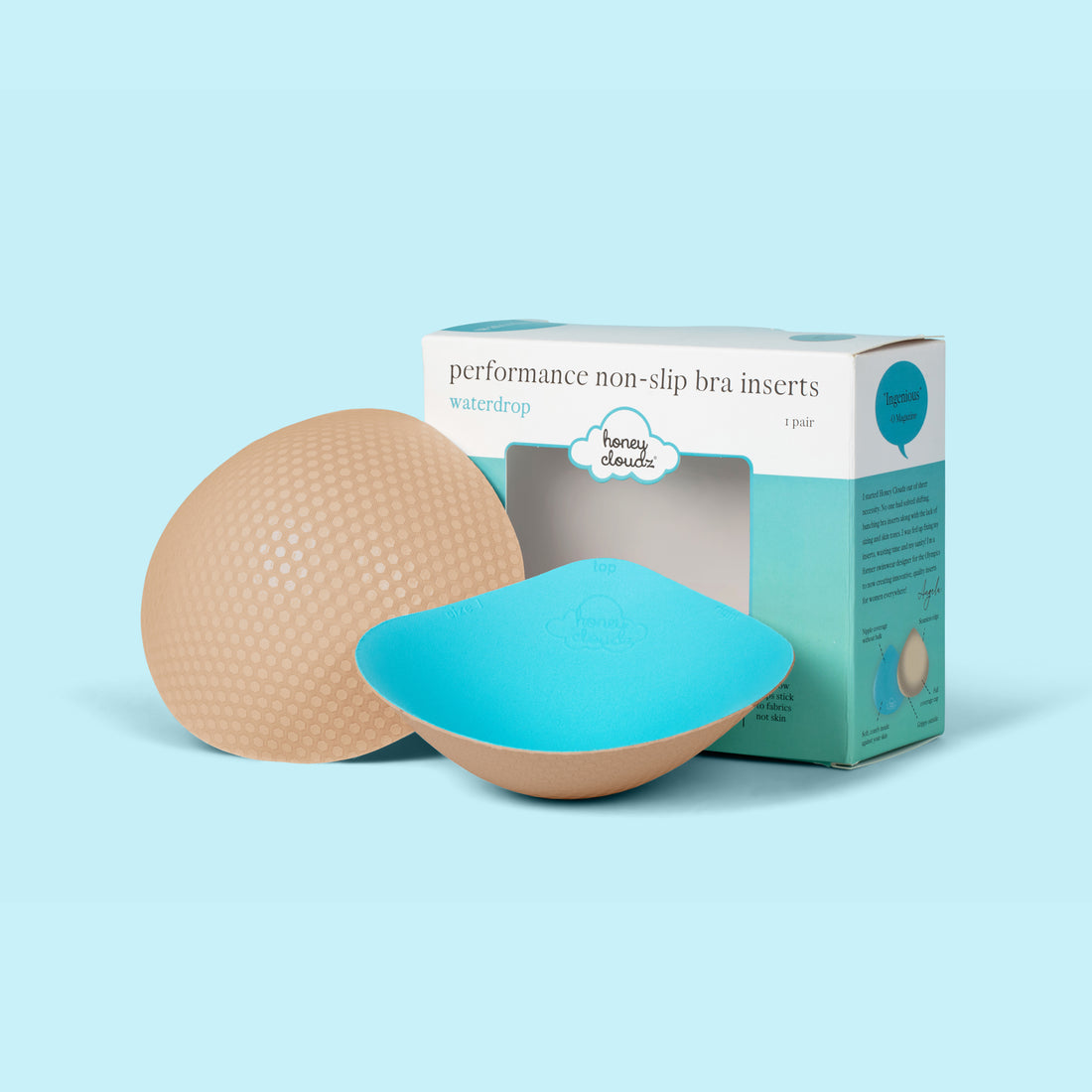 Honey Cloudz Waterdrop Classic Bra Inserts (Latte)