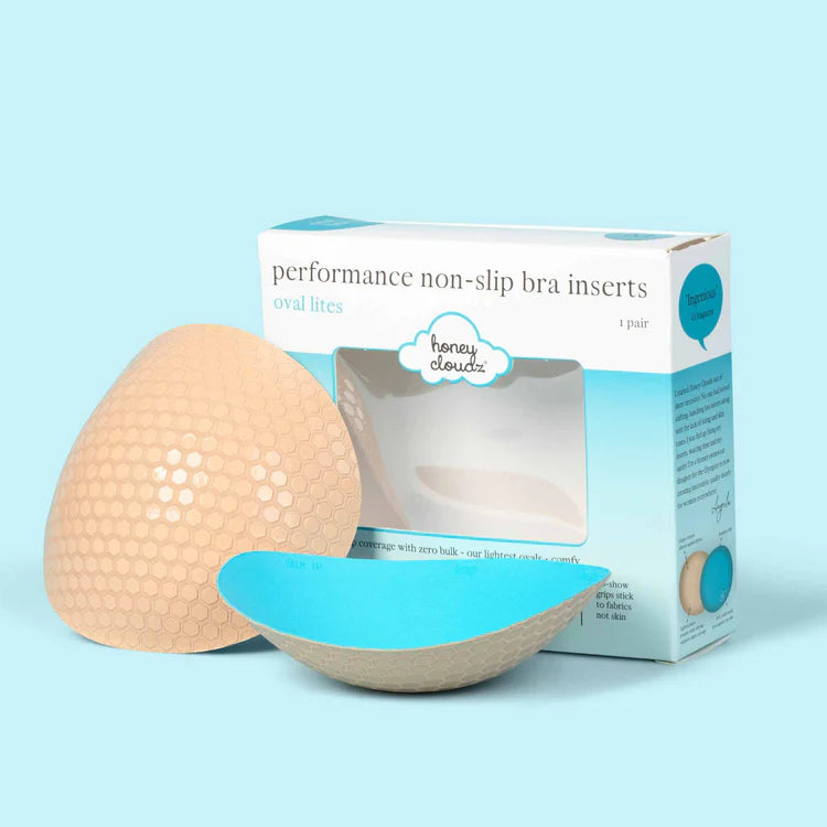 Honey Cloudz Oval Lites Bra Inserts
(Latte)