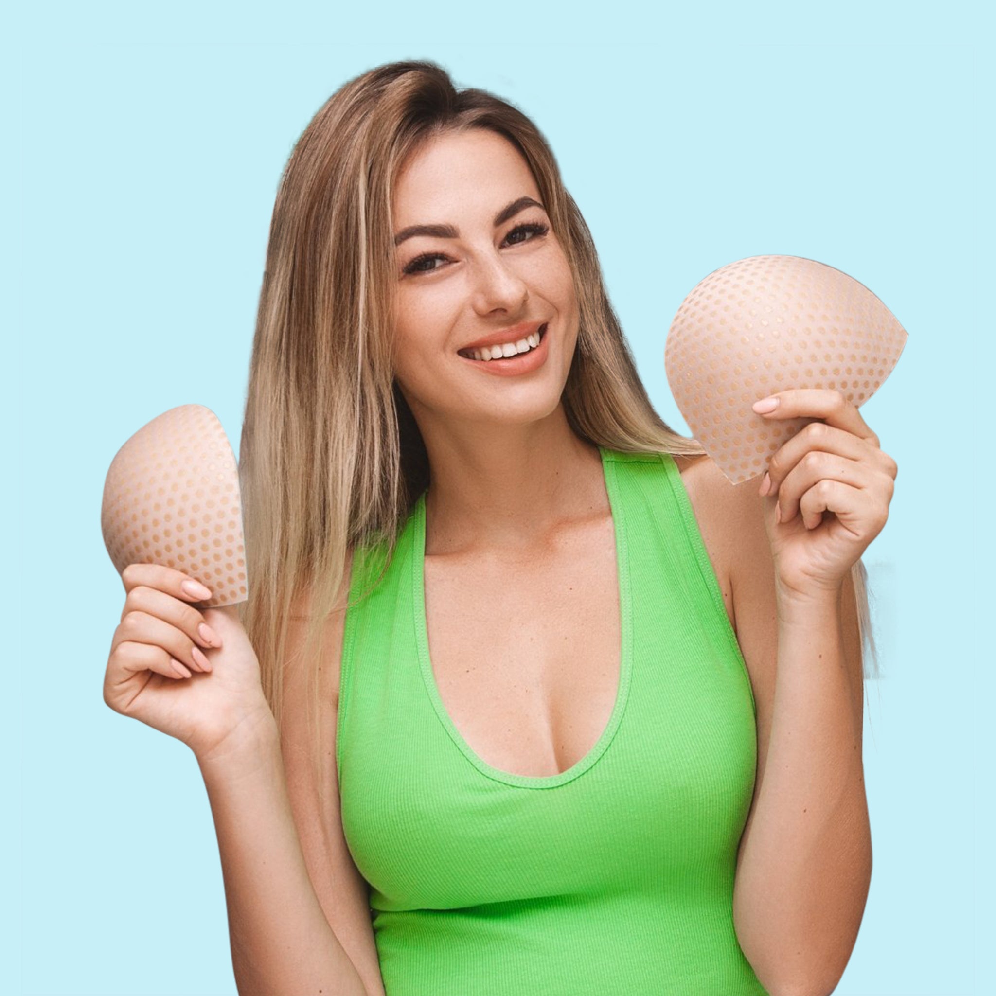 Honey Cloudz Half Moon Plus Bra Inserts (Vanilla Sugar)