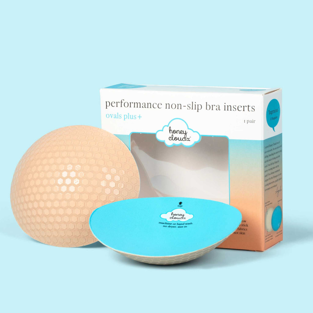 Honey Cloudz Ovals Plus Bra Inserts (Vanilla Sugar)
