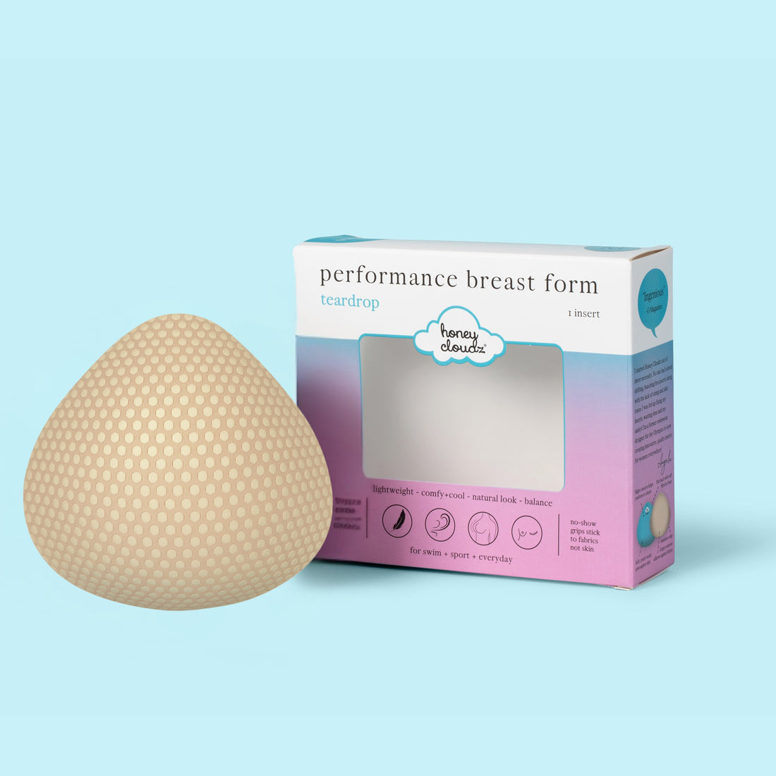 Teardrop Breast Form Insert – Post-Mastectomy