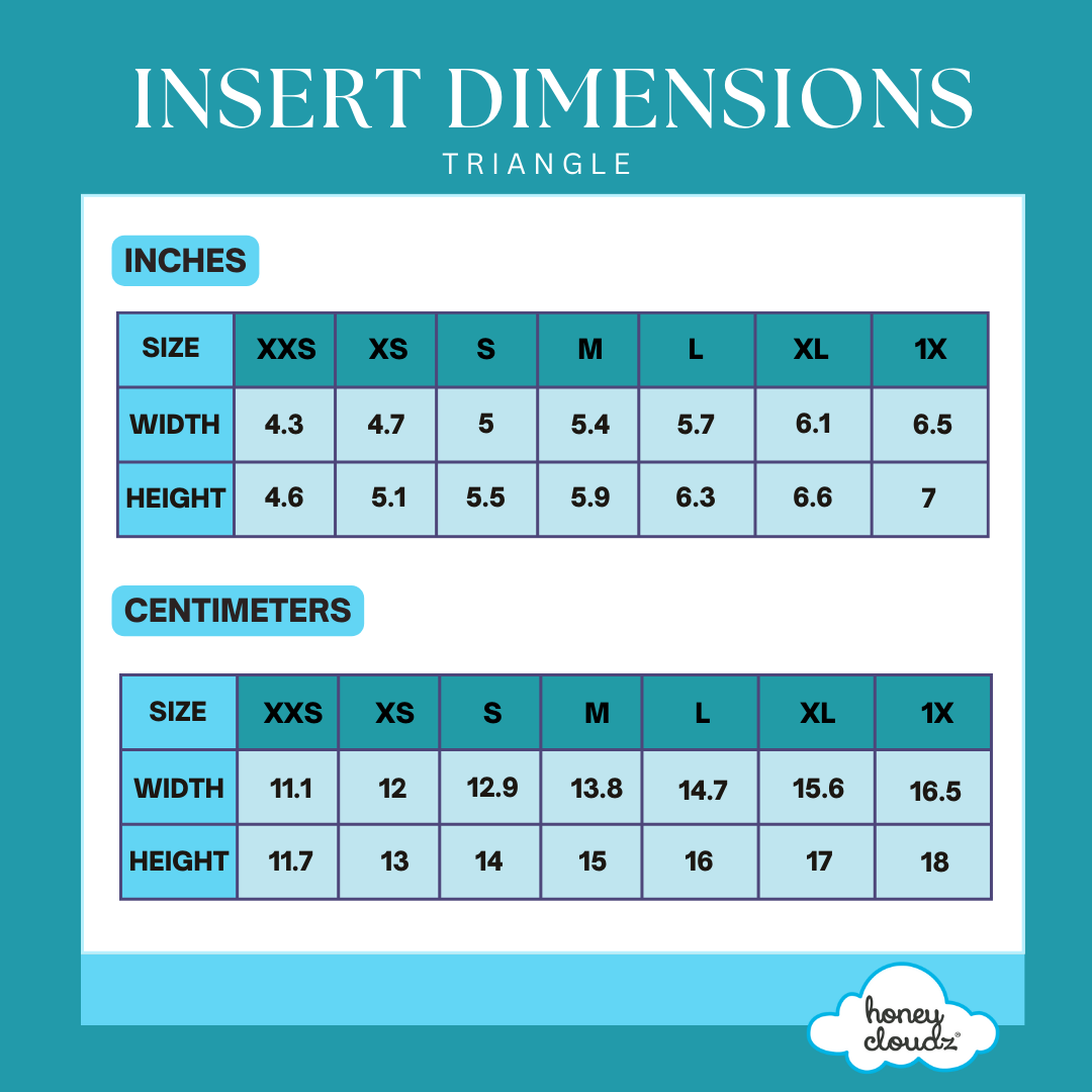 Triangle Insert Dimensions