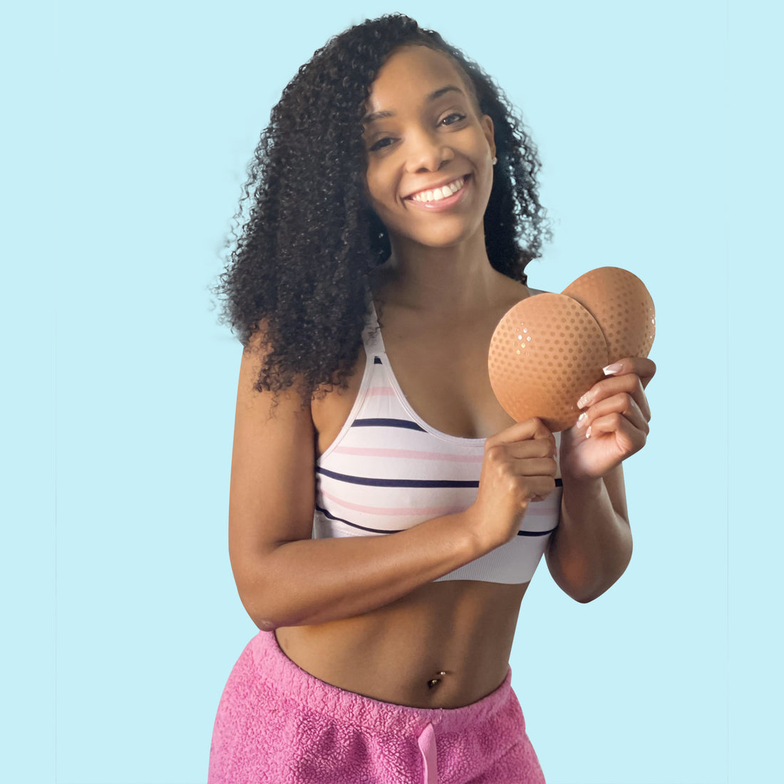 Honey Cloudz Ovals Plus Bra Inserts (Caramel)