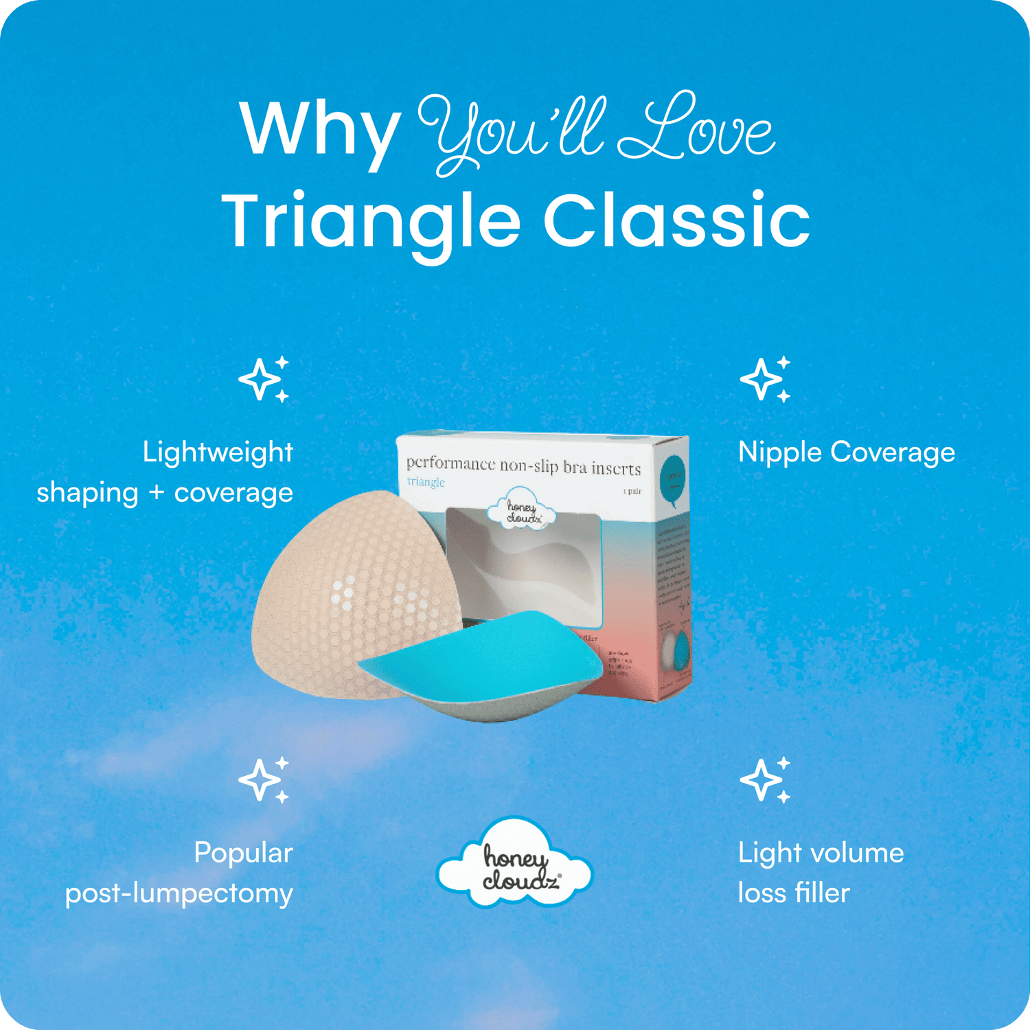 Triangle Classic Bra Inserts