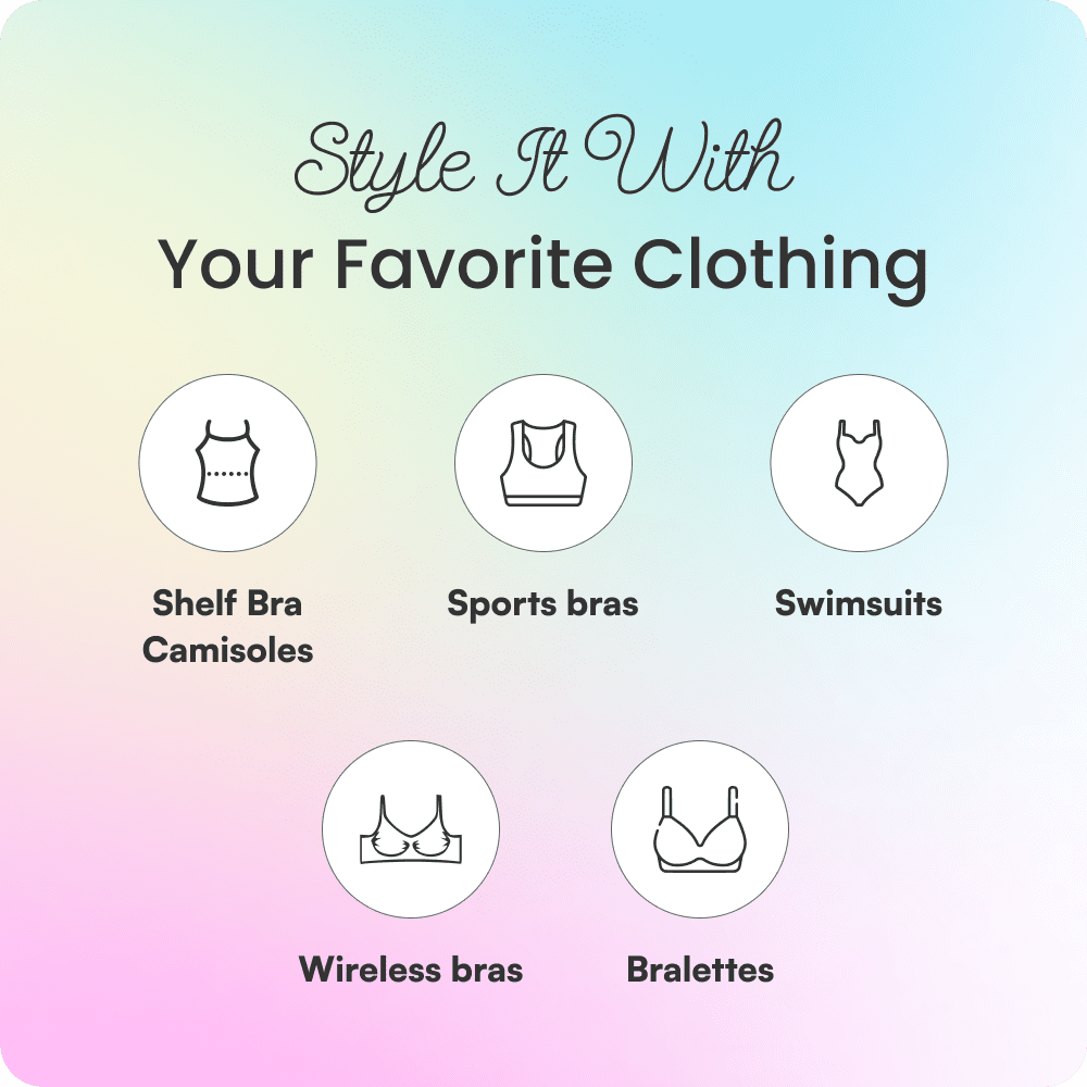 Half Moon Plus+ Bra Inserts