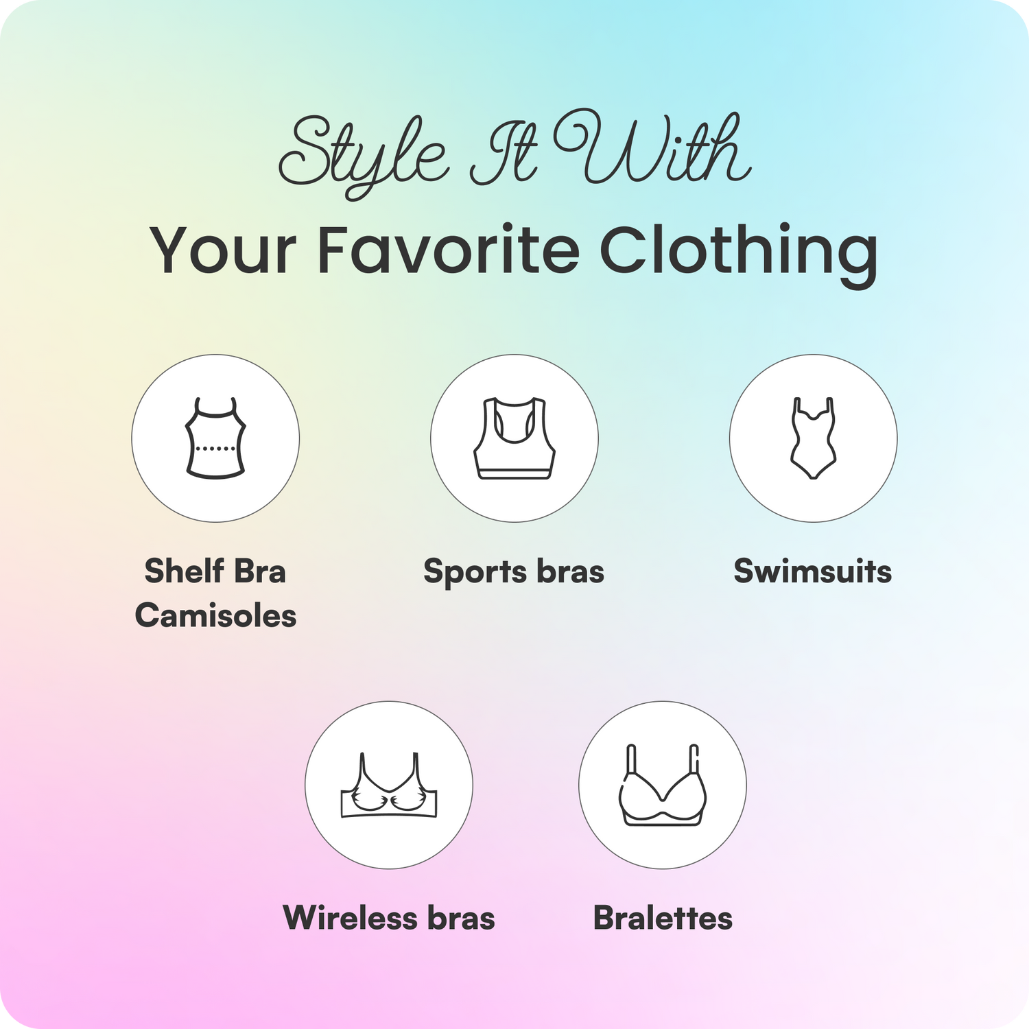 Triangle Classic Bra Inserts