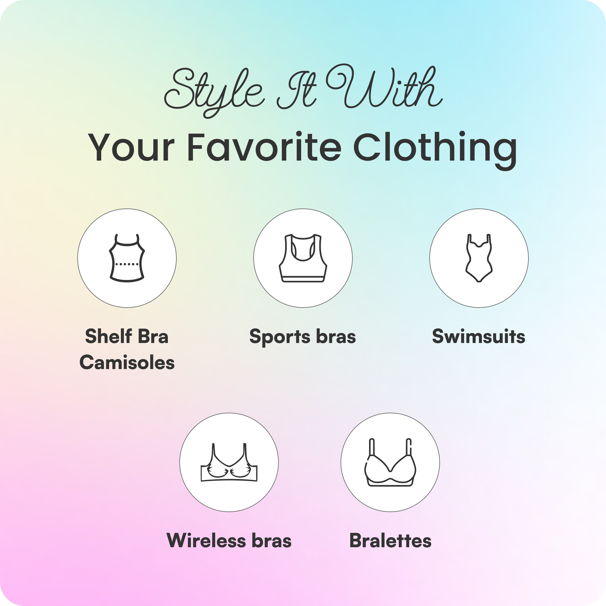 Triangle Classic Bra Inserts