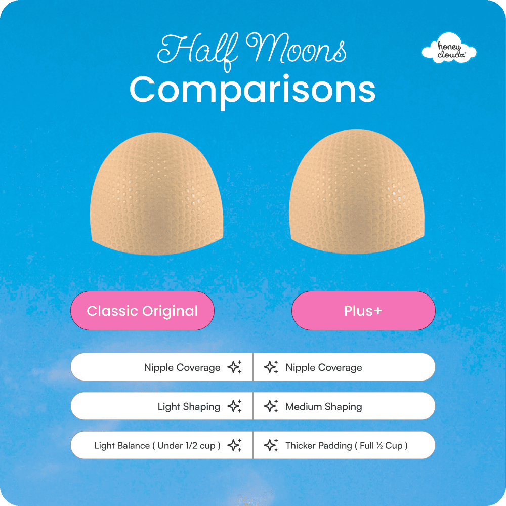 Half Moon Plus Bra Inserts