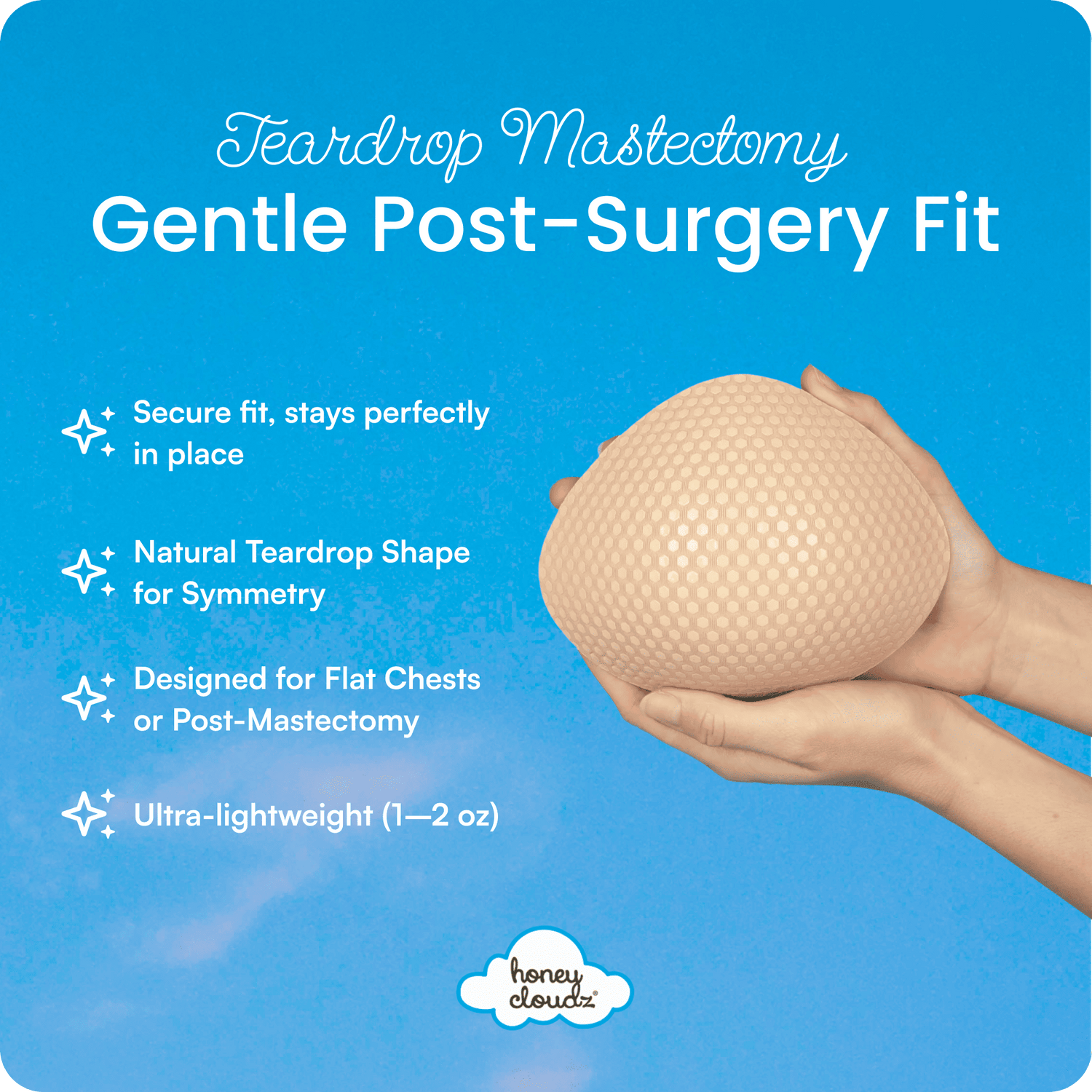 Teardrop Breast Form Insert – Post-Mastectomy &amp; Reconstruction