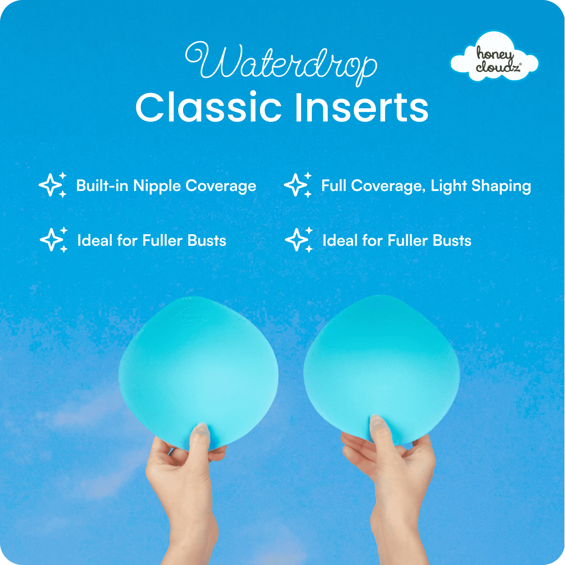 Waterdrop Classic Bra Inserts - Final Sale
