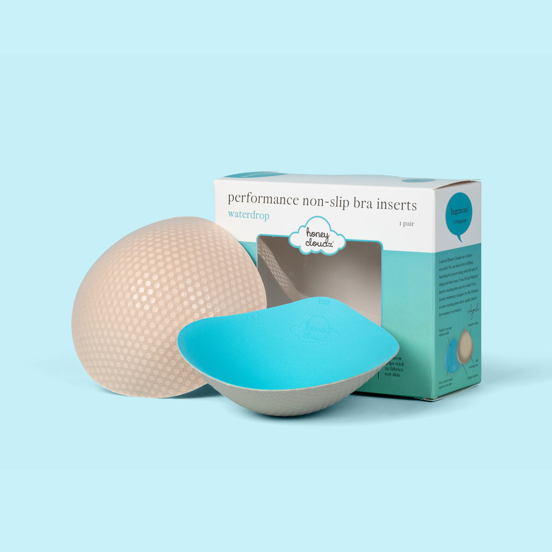 Honey Cloudz Waterdrop Classic Bra Inserts (Vanilla Sugar)