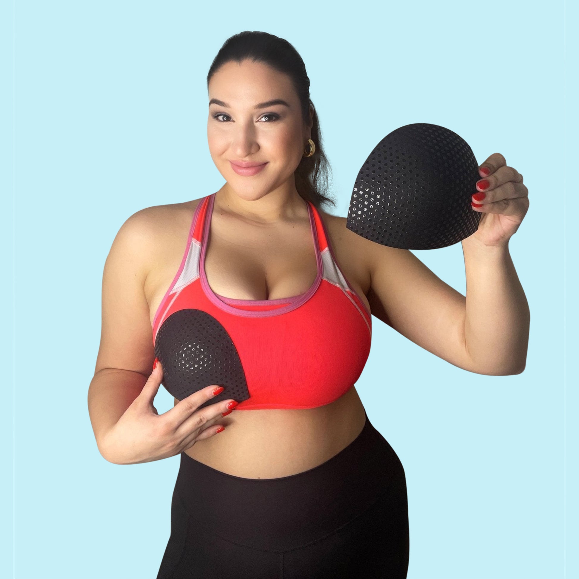 Honey Cloudz Half Moons Classic Bra Inserts (Jet Black)