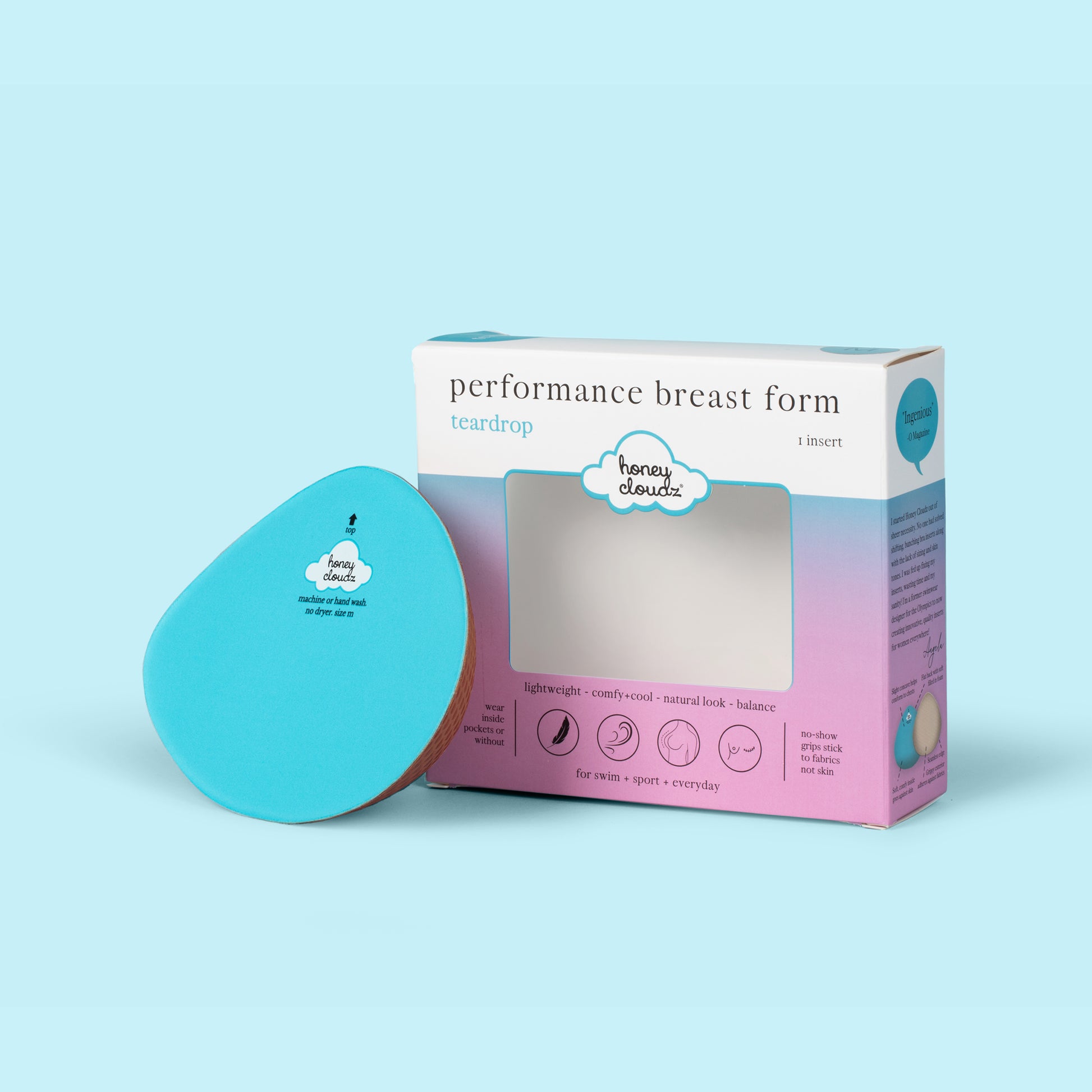 Honey Cloudz Teardrop Mastectomy Breast Form