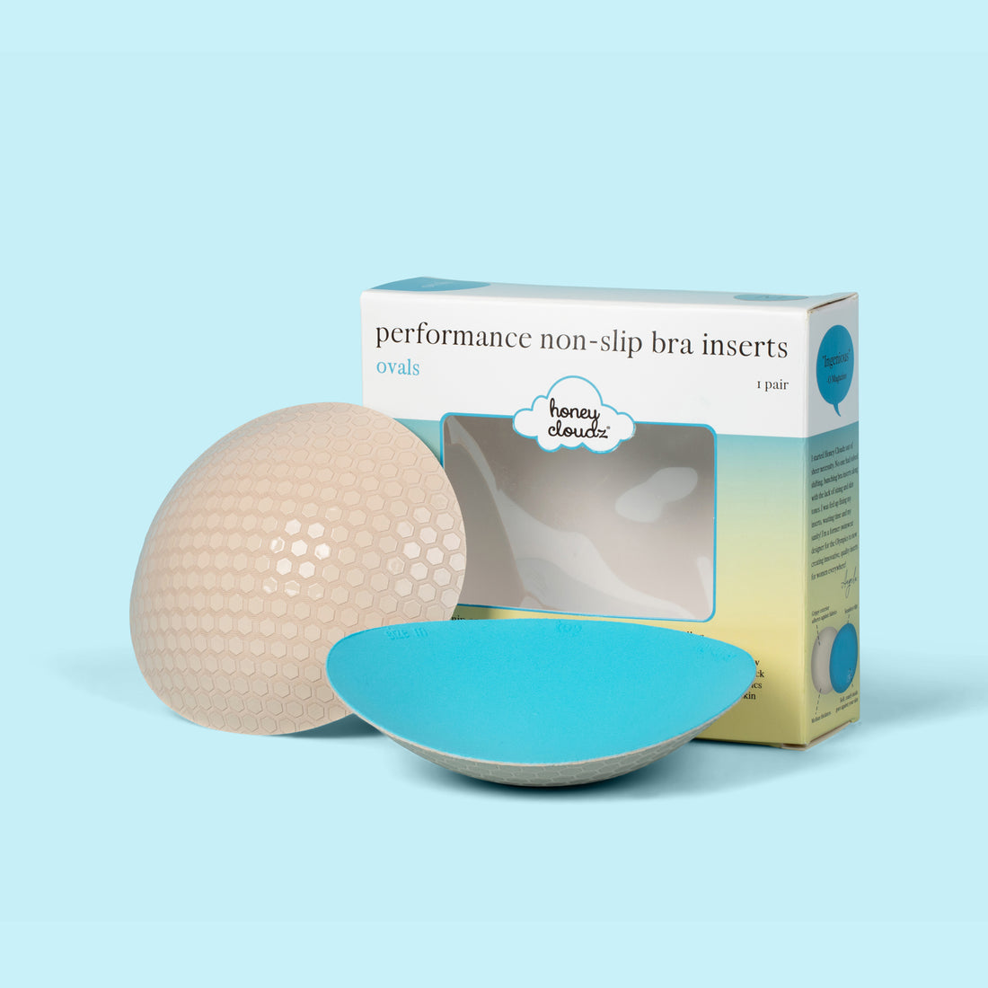 Honey Cloudz Ovals Classic Bra Inserts (Vanilla Sugar)