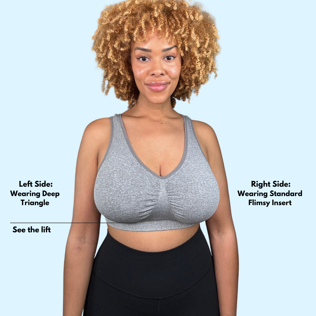 Deep Triangle Bra Inserts - Honey Cloudz
